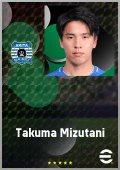 Mizutani Takuma eFootball 2026 player card, 66 OVR CMF