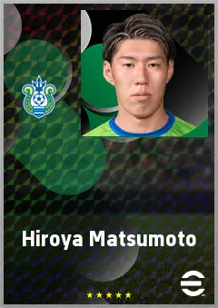 Matsumoto Hiroya eFootball 2026 player card, 68 OVR CB