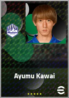 Kawai Ayumu eFootball 2026 player card, 69 OVR RB