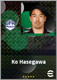 Hasegawa Ko eFootball 2026 player card, 66 OVR GK