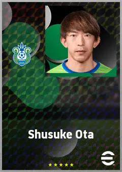 Ota Shusuke eFootball 2026 player card, 68 OVR RWF