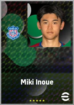 Inoue Miki eFootball 2026 player card, 66 OVR CB