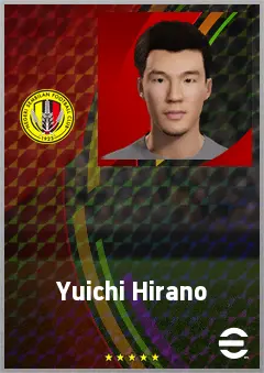 Hirano Yuichi eFootball 2026 player card, 67 OVR DMF