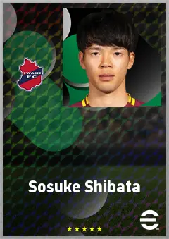 Shibata Sosuke eFootball 2026 player card, 67 OVR DMF