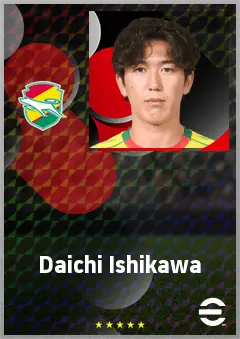 Ishikawa Daichi eFootball 2026 player card, 69 OVR CF