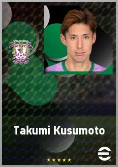 Kusumoto Takumi eFootball 2026 player card, 68 OVR CB