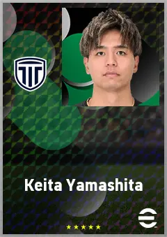 Yamashita Keita eFootball 2026 player card, 67 OVR CF