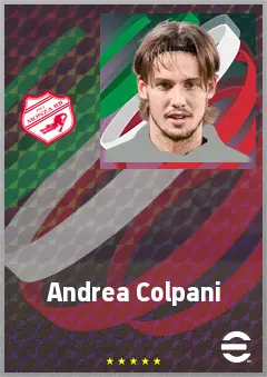 Andrea Colpani eFootball 2026 player card, 74 OVR AMF
