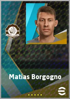 Matías Borgogno eFootball 2026 player card, 72 OVR GK