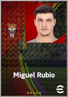 Miguel Rubio eFootball 2026 player card, 71 OVR CB