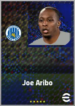 Joe Aribo eFootball 2026 player card, 72 OVR CMF