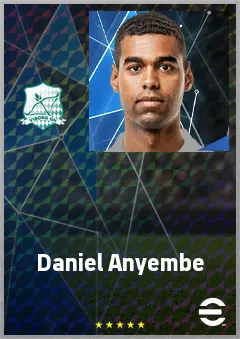 Daniel Anyembe eFootball 2026 player card, 71 OVR CB