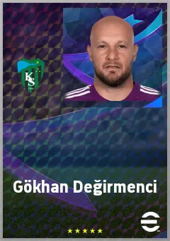 Gökhan Değirmenci eFootball 2026 player card, 67 OVR GK