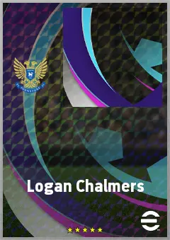 Logan Chalmers eFootball 2026 player card, 68 OVR RWF
