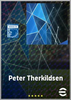 Peter Therkildsen eFootball 2026 player card, 68 OVR RB