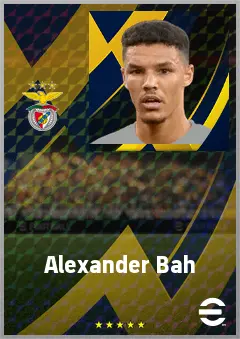 Alexander Bah eFootball 2026 player card, 73 OVR RB