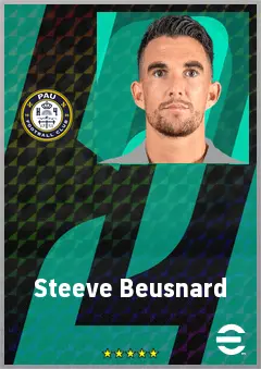 Steeve Beusnard eFootball 2026 player card, 68 OVR CMF