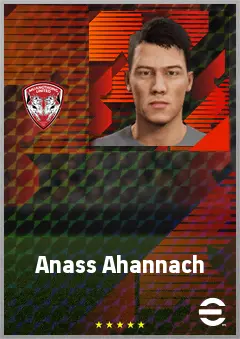 Anass Ahannach eFootball 2026 player card, 66 OVR CMF