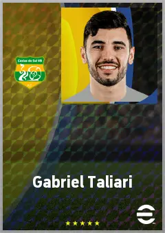 Gabriel Taliari eFootball 2026 player card, 70 OVR SS