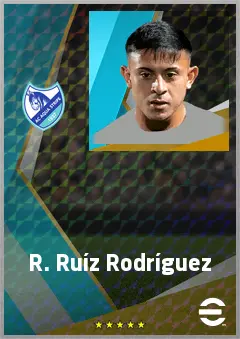 R. Ruíz Rodríguez eFootball 2026 player card, 70 OVR LWF