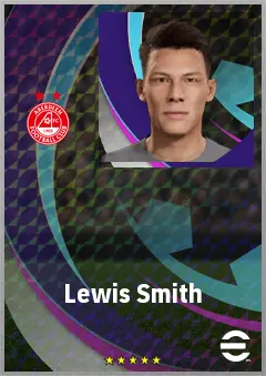 Lewis Smith eFootball 2026 player card, 69 OVR RWF