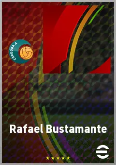 Rafael Bustamante eFootball 2026 player card, 70 OVR CMF