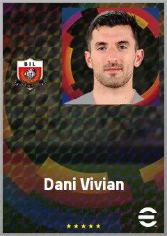 Dani Vivian eFootball 2026 player card, 78 OVR CB