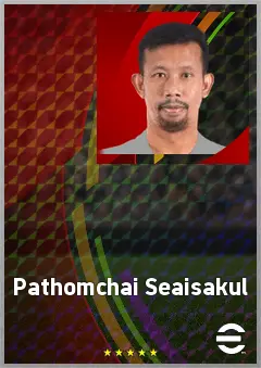 Pathomchai Seaisakul eFootball 2026 player card, 65 OVR DMF