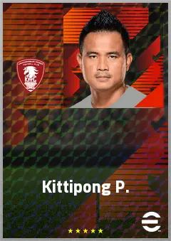 Kittipong P. eFootball 2026 player card, 67 OVR GK