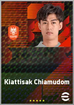 Kiattisak Chiamudom eFootball 2026 player card, 66 OVR LB