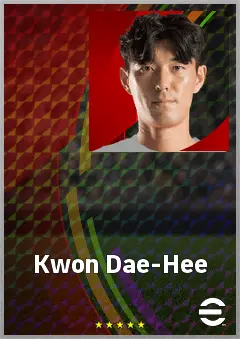 Kwon Dae-Hee eFootball 2026 player card, 65 OVR CB