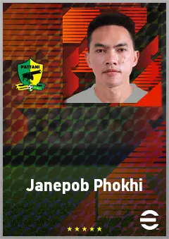 Janepob Phokhi eFootball 2026 player card, 66 OVR AMF