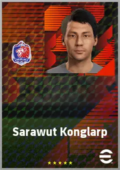 Sarawut Konglarp eFootball 2026 player card, 64 OVR GK