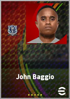 John Baggio eFootball 2026 player card, 70 OVR LWF