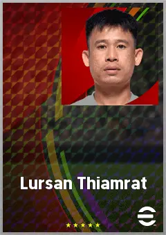 Lursan Thiamrat eFootball 2026 player card, 65 OVR AMF