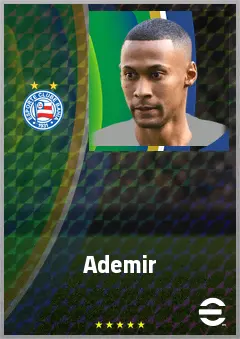 Ademir eFootball 2026 player card, 73 OVR LWF