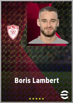 Boris Lambert eFootball 2026 player card, 70 OVR DMF