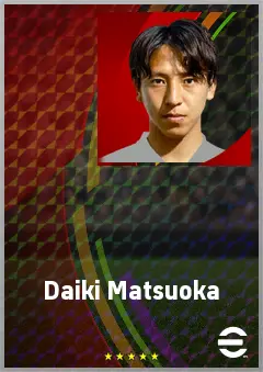 Matsuoka Daiki eFootball 2026 player card, 69 OVR CMF