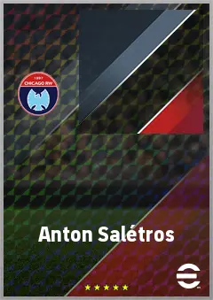 Anton Salétros eFootball 2026 player card, 73 OVR CMF