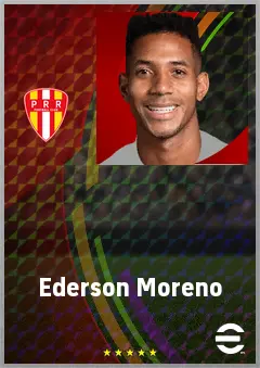Ederson Moreno eFootball 2026 player card, 70 OVR CMF