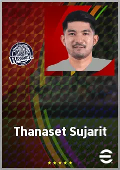 Thanaset Sujarit eFootball 2026 player card, 66 OVR RB