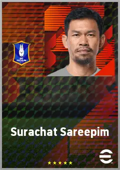 Surachat Sareepim eFootball 2026 player card, 63 OVR RMF
