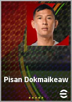 Pisan Dokmaikeaw eFootball 2026 player card, 64 OVR GK