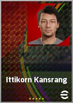 Ittikorn Kansrang eFootball 2026 player card, 62 OVR GK