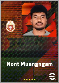 Nont Muangngam eFootball 2026 player card, 66 OVR GK