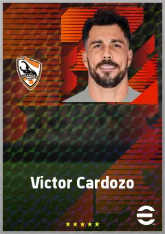 Victor Cardozo eFootball 2026 player card, 69 OVR CB