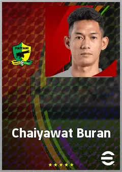 Chaiyawat Buran eFootball 2026 player card, 65 OVR LB