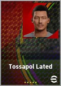Tossapol Lated eFootball 2026 player card, 64 OVR CB