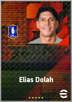 Elias Dolah eFootball 2026 player card, 67 OVR CB