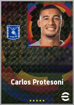 Carlos Protesoni eFootball 2026 player card, 71 OVR DMF